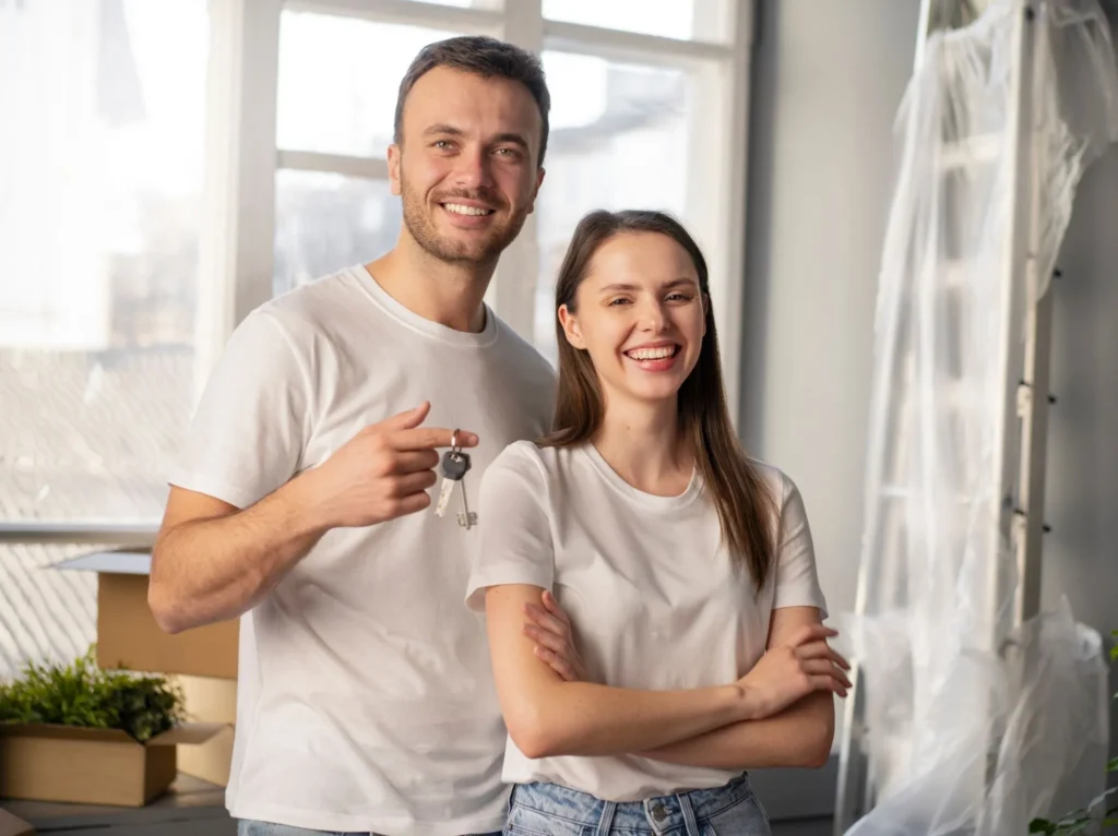 Entrada principal de inmueble en Barcelona para alquiler
